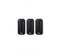Lot de 3 Télécommandes Portail Nice MyGo4 - Bip Portail et Porte de Garage 4 Canaux 433,92 MHz - Rolling Code O-Code et Flor-S - Émetteurs Compatibles Motorisations Nice
