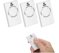 Lot de 3 télécommandes pour porte de garage 868MHz - 4 canaux - Portée 25-50m - Compatible avec XT4 868 SLH, XT2