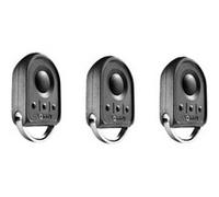 Lot de 3 Télécommandes SOMFY KEYGO RTS - 4 canaux 433,42 MHz + 1 porte-clés Domobip Noir G
