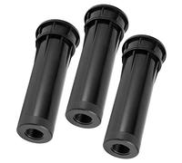 Lot de 3 Têtes d'Arrosage Enterrées G1/2, Arroseur Télescopique 360° Réglable, Buse de Pulvérisation pour Irrigation Jardin, Pelouse, Espaces Verts, Portée 5-8m, Facile à Installer, Durable