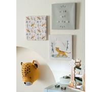 Lot de 3 toiles HANOÏ vert sauge TU