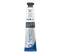 Lot de 3 Tube d'aquarelle Aquafine, 8 ml, couleur blanc de titane