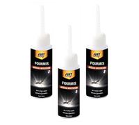 Lot de 3 Tubes gel 15 g appâts tue fourmis spécial infestation
