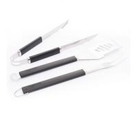 Lot de 3 ustensiles pour barbecue CharBroil Spatule Pince Fourchette