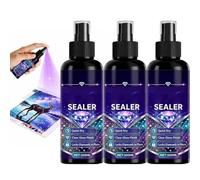 Lot de 3 vaporisateurs de peinture diamant 300 ml | Mastic de finition brillante à séchage rapide pour diamant A-rt, revêtement de protection transparent pour sécuriser les