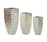 Paris prix Lot de 3 vases métal - Argent