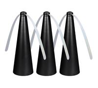 Lot de 3 ventilateurs anti-mouches pour table - portables - pour repas en intérieur et extérieur - fête - restaurant
