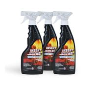 Lot de 3 x 500 ml - Nettoyant surpuissant INSERT'NET cheminée, barbecue et surface difficile - Nettoie, dégraisse, ne coule pas