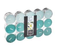 Atmosphera Bougies chauffe-plat 161646I - Lot de 30 parfumées Fleur de Tiaré 350 g Bleu