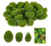 Lot de 30 boules de mousse artificielles vertes - Pour arrangements floraux, jardins de fées, récipients en verre, bricolage