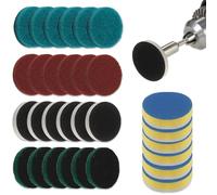 Lot de 30 brosses de nettoyage pour brosse de nettoyage universelle Bosch | Tampons de nettoyage haute performance de 65 mm - 5 types de brosses - Compatible avec Bosch 6033