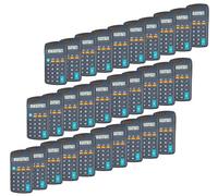 Lot de 30 calculatrices de bureau à 8 chiffres Noir