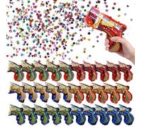 Lot de 30 canons à confettis multicolores