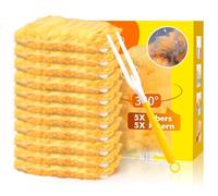 Lot de 30 chiffons de recharge pour aimants à poussière Swiffer | Plumeau magnétique jetable avec poignées - Kit de plumeau - Lingettes de rechange pour la maison et le bureau