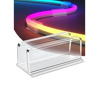 Lot de 30 clips de fixation pour bande lumineuse néon LED étanches - Support mural adhésif pour Govee et autres bandes lumineuses LED néon (ne prend pas en charge H61A2 et H61A0)