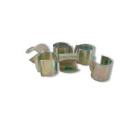 Lot de 30 clips de fixation pour serre - diamètre 25 mm