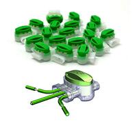 Lot de 30 connecteurs de câble RASENFREUND - Remplissage de Graisse - Connecteurs monocœur - Bornes de Connexion - Câble de délimitation pour Robot Tondeuse à Gazon - Compatible avec