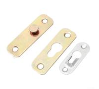 Lot de 30 crochets de suspension en métal pour cadre photo, armoire, meubles, crochets muraux robustes avec vis, kit d'installation facile, argent ou or, 45 mm x 16 mm et 56 mm x 18 mm (B)