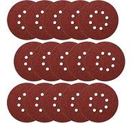 Lot de 30 disques Ø 125 mm 8 trous Grain 100 Papier abrasif ponceuse excentrique disques abrasifs Fixation par ex. pour AEG, Black&Decker, Bosch, Einhell, Kress