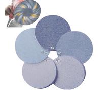 Lot de 30 Disques Abrasifs 150mm Maille, Filet Céramique Papier à Poncer | Grain 60/80/120/180/240 Anti Poussière Papier de verre Disque de ponçage Pour Ponceuse Girafe, Murale et Plâtre Téléscopique
