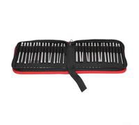 Lot de 30 embouts de tournevis magnétiques extra longs de 100 mm avec tige hexagonale de 6,35 mm, fente pour embouts cruciformes pour embouts carrés Torx pour réparation électrique domestique et