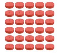 Lot de 30 éponges multicolores en mousse EVA pour plantation 40 x 19 mm, blocs de substrat pour culture sans sol (rouge)