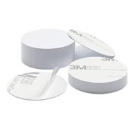 Lot de 30 étiquettes NFC NTAG215 Carte NFC étiquettes vierges NFC Blanches Cartes 215 NFC Rondes avec dos adhésif Compatible avec les commandes courtes TagMo iOS Homekit et téléphone portable