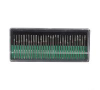 Lot de 30 forets émeri conçus pour les outils rotatifs Dremel - Tige de 3 mm - Pointe de 1 mm pour un perçage précis dans les perles, le verre de mer et les pierres naturelles (3 poignées)