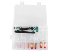 Lot de 30 gobelets en verre, résistants à la chaleur, n° 4, 5, 6, 7, 8, 10, 12, accessoires pour torches de soudage TIG
