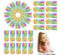 Lot de 30 gommes pour enfants - Grandes gommes 2B - Gommes souples - Pour école, croquis, peinture, art