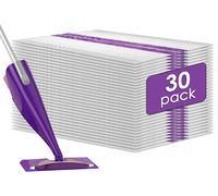 Lot de 30 lingettes de rechange pour Swiffer WetJet, pour le nettoyage des sols