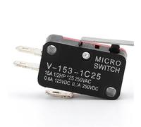 Lot de 30 micro-interrupteurs V-153-1C25 16 A 250 VAC SPDT Momentary Travel Limit Control 1NO1NC