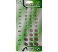 Lot de 30 Piles bouton plates Alkaline 1,5V compatibles AG1-AG3-AG4-AG10-AG12-AG13 - Yuan Yuan