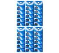 Lot de 30 Piles bouton plates lithium 3V type CR2016 compatibles DL2016B/BR2016-1W/CR2016-1W/KCR2016/L10/LM2016/LF - Visiodirect