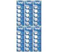 Lot de 30 Piles bouton plates lithium type CR2450/CR 2450 3V compatibles DL2450 ECR2450 BR2450 - Visiodirect -