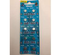 Lot de 30 Piles VINNIC AG1 L621F LR60 364 ALCALINE 1,5V