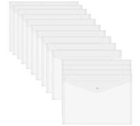 Lot de 30 pochettes pour classeur, sacs de rangement en plastique pour documents, pochettes transparentes imperméables avec étiquettes, intercalaires A4 pour classeurs à 3 anneaux, organiseurs