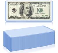 Lot de 30 pochettes transparentes pour billets de dollar - 17,3 x 7,4 cm, pochettes transparentes en plastique rigide étanche, présentoir pour billets de dollars, protecteurs de devises, organisateur