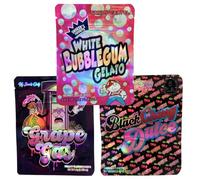 Lot de 30 sachets Cali - 3,5 g à 5 g - Anti-odeurs - Avec motifs fruités - Sacs à fermeture éclair colorés pour le rangement (3 x 10) - 10 x 12 cm
