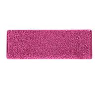 Lot de 30 tapis d'escalier antidérapants et insonorisants, en 100 % polypropylène, lavables, pliables, avec ruban adhésif double face, pour escaliers intérieurs (salon, couloir, chambre d'enfant, rose