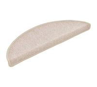 Lot de 30 tapis d'escalier antidérapants - Taupe - 56 x 17 x 3 cm - 100 % polypropylène tufté - Insonorisants - Lavables et avec ruban adhésif double face - Idéal pour les escaliers en bois, en béton