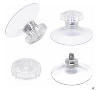 Lot de 30 ventouses transparentes Ø 45 mm - Capacité de charge jusqu'à 2 kg - Pour surfaces lisses et non poreuses - Installation f