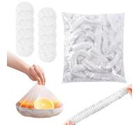 Lot de 300 Charlotte Alimentaire,Film Alimentaire Elastique,Sacs de Conservation Frais,Couvre Plat Elastique,Couvercles Alimèntaires Élastiques pour Conservation Légumes et Fruits
