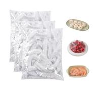 Lot de 300 Charlotte Alimentaire Reutilisable,Film Alimentaire Elastique Sac de Conservation Couvre Plat Reutilisable Conservation