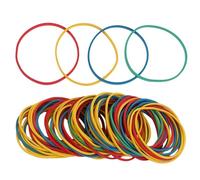 Lot de 300 élastiques colorés à nouer pour la maison, le bureau, l'école et les salles de classe, travaux manuels, travaux manuels, pendules, documents, courrier et bracelets