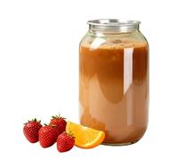 Lot de 300 gobelets en plastique avec couvercles en aluminium - Bouteilles de jus étanches en PET pour une étanchéité efficace, parfaites pour les jus, boissons, smoothies et plus encore
