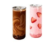 Lot de 300 gobelets étanches en plastique avec couvercles en aluminium pour machine à sceller les canettes, parfait pour le brassage à domicile, le stockage des aliments et l'emballage de boissons