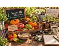 Lot de 300 graines à semer - Le Grenier d'Abondance - Fan de Tomates en couleurs - 7 variétés