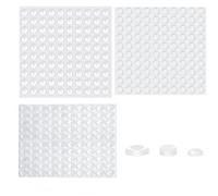 Lot de 300 Pièces Patin Antiderapant Transparent en Caoutchouc, Butée de Porte Adhésive, Amortisseur Porte Placard, Protection Poignee Portes, Tampon Chaise, Anti Portes Qui Claque, 3 Formes