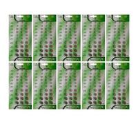 Lot de 300 Piles bouton plates Alkaline 1,5V compatibles AG1/AG3/AG4/AG10/AG12/AG13 - Visiodirect -